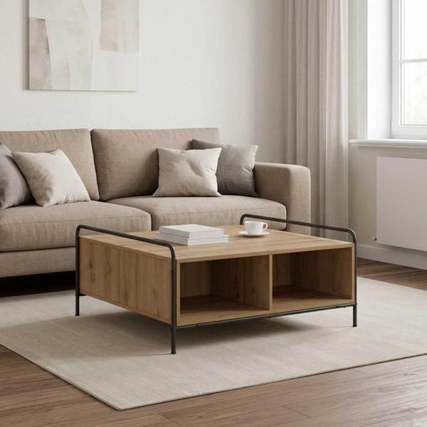 Couchtisch Artisan-Eiche 90 X 90 X 41 Cm Holzwerkstoff-image