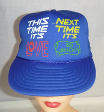 Vtg Snapback Trucker Cap Cobra Comical This Time its Love Next Times its 20