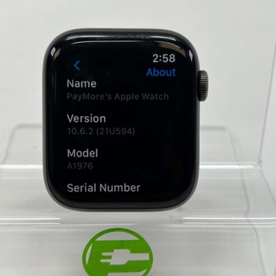 Unlocked Apple Watch Series 4 44MM Space Gray Aluminum A1976