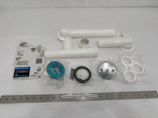 Everbilt Trip Lever Bath Drain 1-1/2" Polypropylene Chrome 214 126 torn card