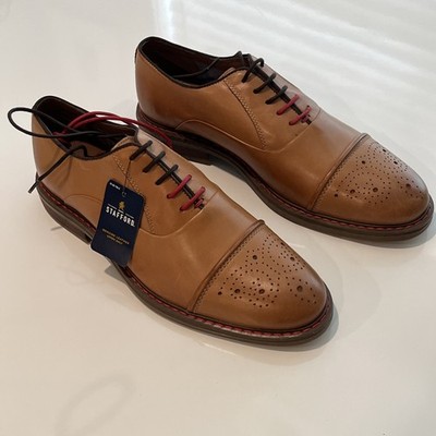 Stafford Tailored Culture, Genuine, Leather, Upper Dress Shoes 8.5m