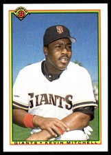 Kevin Mitchell 1990 Bowman #232 Giants MLB READ FREE SHIPPING AutographDen
