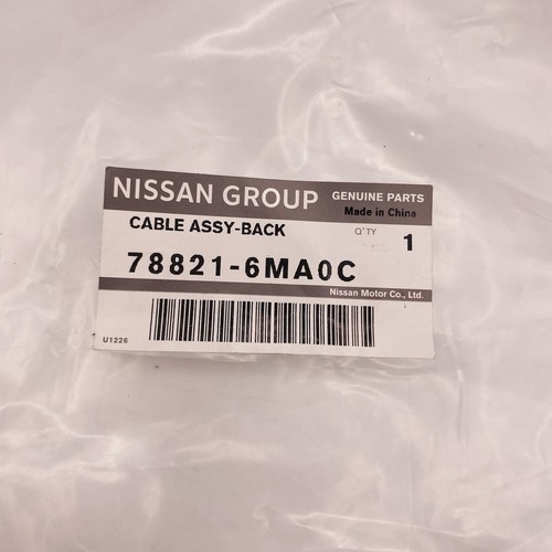 Back Opener Cable Assembly - Genuine Nissan Part # 78821-6MA0C OEM NOS - Picture 3 of 3