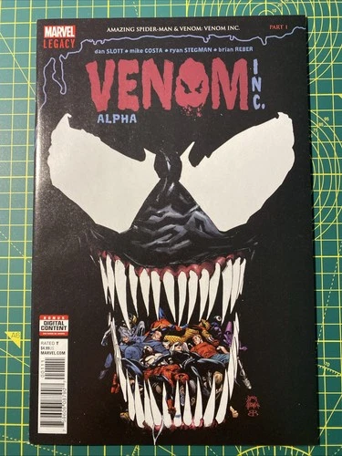 AMAZING SPIDER-MAN & VENOM: VENOM INC. ALPHA, NM, Marvel Comics (2018)