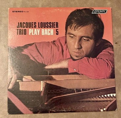 JACQUES LOUSSIER TRIO PLAYS BACH 5 LONDON STEREO RECORD CLASSICAL ALBUM VINYL