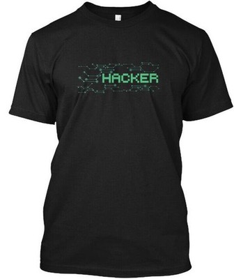 Hacker T-Shirt Made in the USA Size S to 5XL
