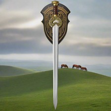 UNITED CUTLERY LOTR Herugrim Battle Forged Edition w/ Display UC3624 Theoden NEW