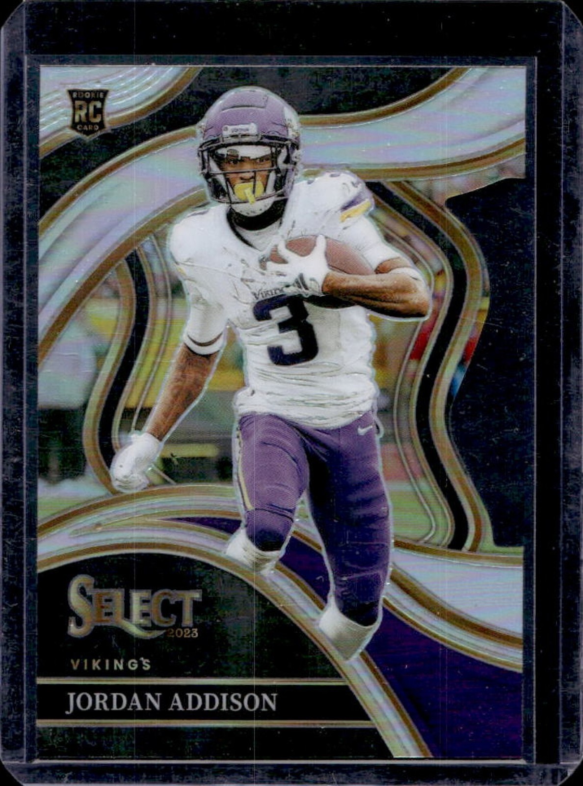 2023 Select Jordan Addison RC Silver Prizms Rookie Club #254 Vikings