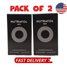 Pack of 2 UTRAFOL Men's Hair Growth supplements Glass Bottle/Total 240 Capsules