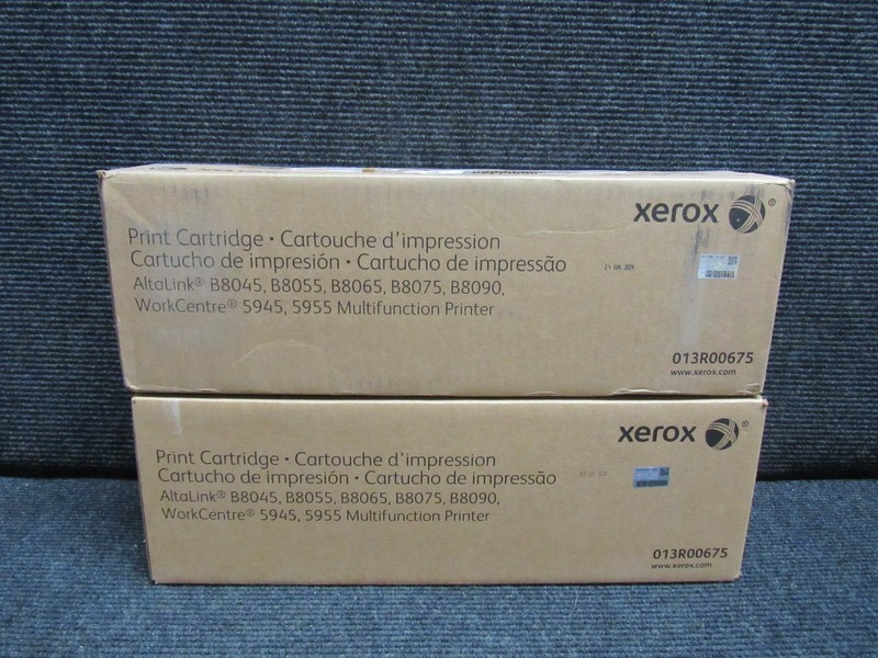 LOT OF 2! GENUINE XEROX 013R00675 (ALTALINK B8045) DRUM CARTRIDGE