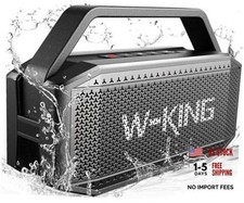 Loud Bluetooth Speaker, 100W Max IPX6 Portable Outdoor Speakers Black
