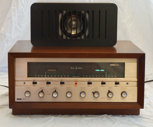 FLAWLESS RARE 1950s HARMAN KARDON TA 230  FM /AM TUBE STEREO RECEIVER w/ Cabinet