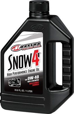 Maxima 30-31901 Snow 4T Full Synthetic Engine Oil 0W-40 1L