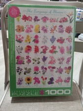 Eurographics Puzzle "The Language of Flowers" 1000 Pieces NEW sealed  recipe