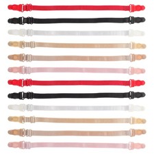 12 Pcs Bra Straps Adjustable Non Elastic Lingerie Accessories