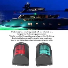 2PCS LED Navigation Light Waterproof Marine Boat Light For Vessels 12M Popular 