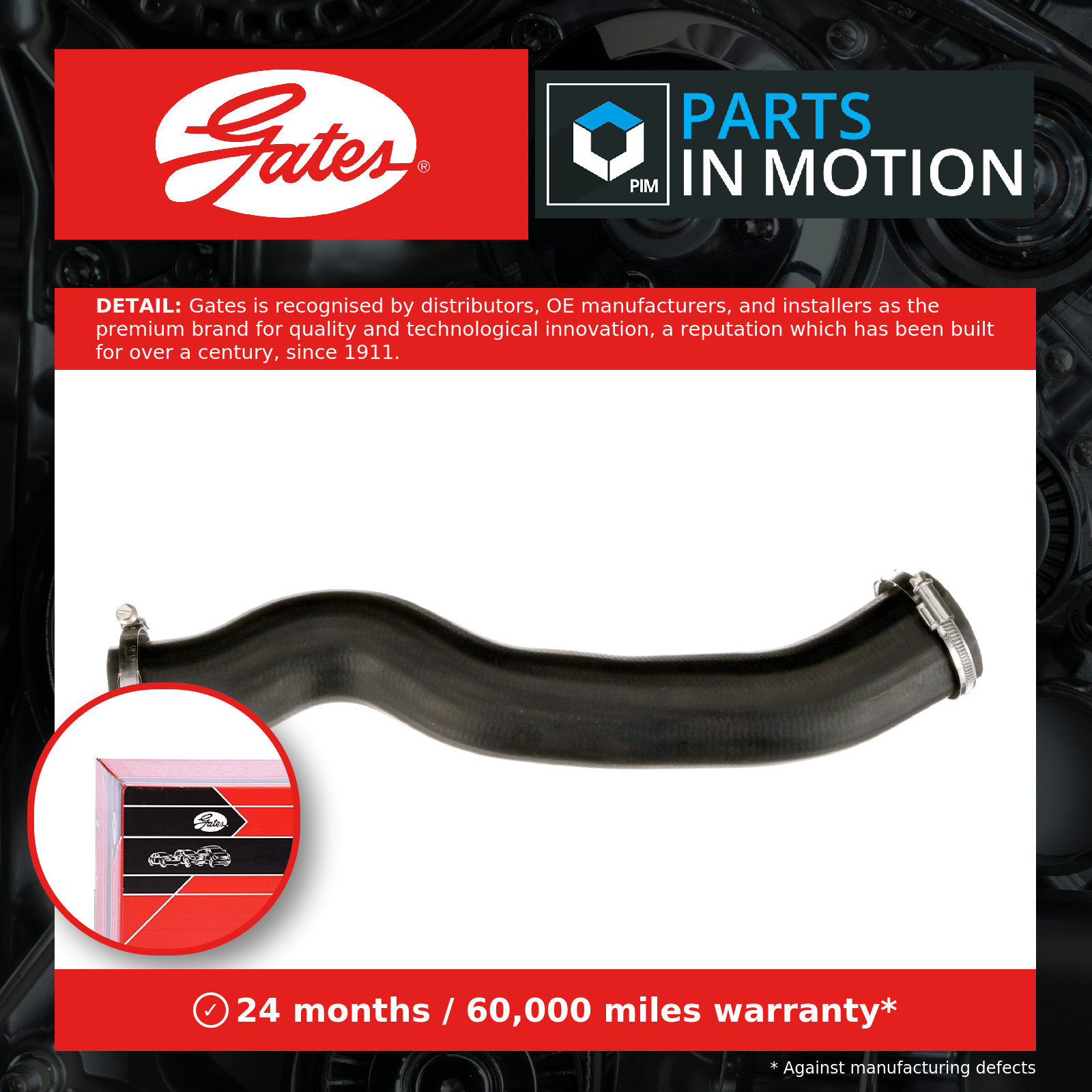 GATES 09-0439 Charger Air Hose for VOLVO - Image 15