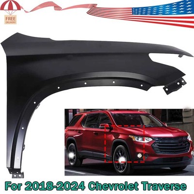 New Right Side Black Steel Fender For Chevrolet Traverse 2018-2024 2019 2022