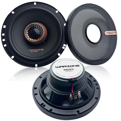 Warzone WZ65PTi 6.5'' 4Ω Coaxial Car Speakers 900W Max Power (Pair   2 Speakers)
