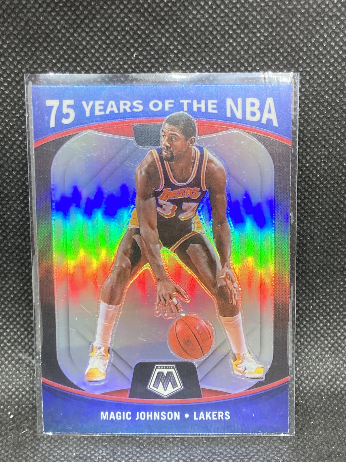 2021-22 Panini Mosaic - 75 Years of the Nba Magic Johnson #86