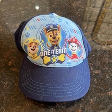 Paw Patrol One Team Youth Baseball Cap Rubble Chase Marshal Nickelodeon Nwt