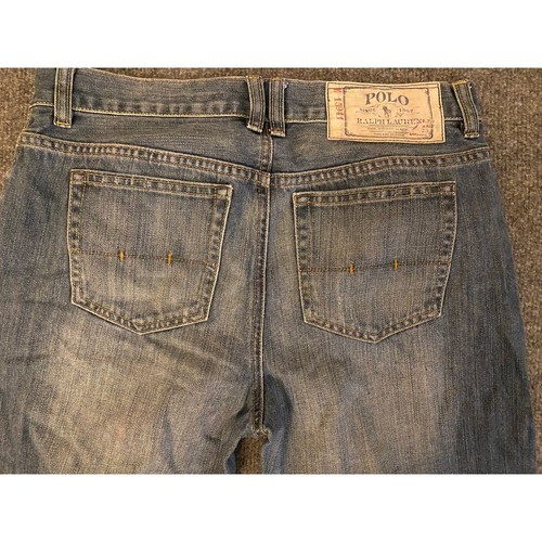 Polo Ralph Lauren 867 Classic Jeans Youth Boys 20 (28x29) Faded Med Wash Denim - Picture 10 of 17