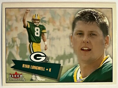 Ryan Longwell 2001 Fleer Tradition Base RC #56 Green Bay Packers ESE