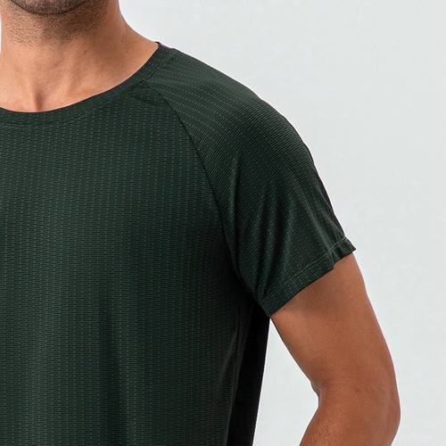 Herren Cool Sommer Locker Fitness T-Shirt Laufen Schnell Trocknen Atmungsaktiv Sport Tops - Bild 6 von 15
