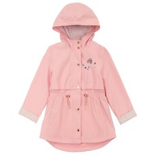 Rokka Rolla Girls' Hooded Rain Jacket Lightweight Windbreaker Trench Coat