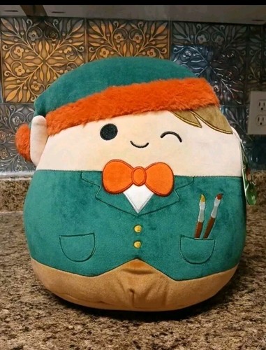 Squishmallows Ronnie Mütze & flauschiger Schal Weihnachten Kuh 14 Zoll Urlaub Plüsch Neu mit Etikett 2024 - Bild 10 von 12