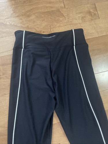 Abercrombie kids girls YPB wide leg black leggings size 15/16 - Picture 9 of 10