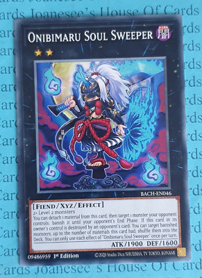 BACH-DE046 Onibimaru Seelenfeger Yu-Gi-Oh Karte 1. Auflage Neu