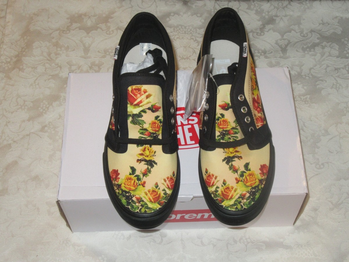 Vans Supreme Jean Paul Gaultier Floral Chukka '95 Pro Black