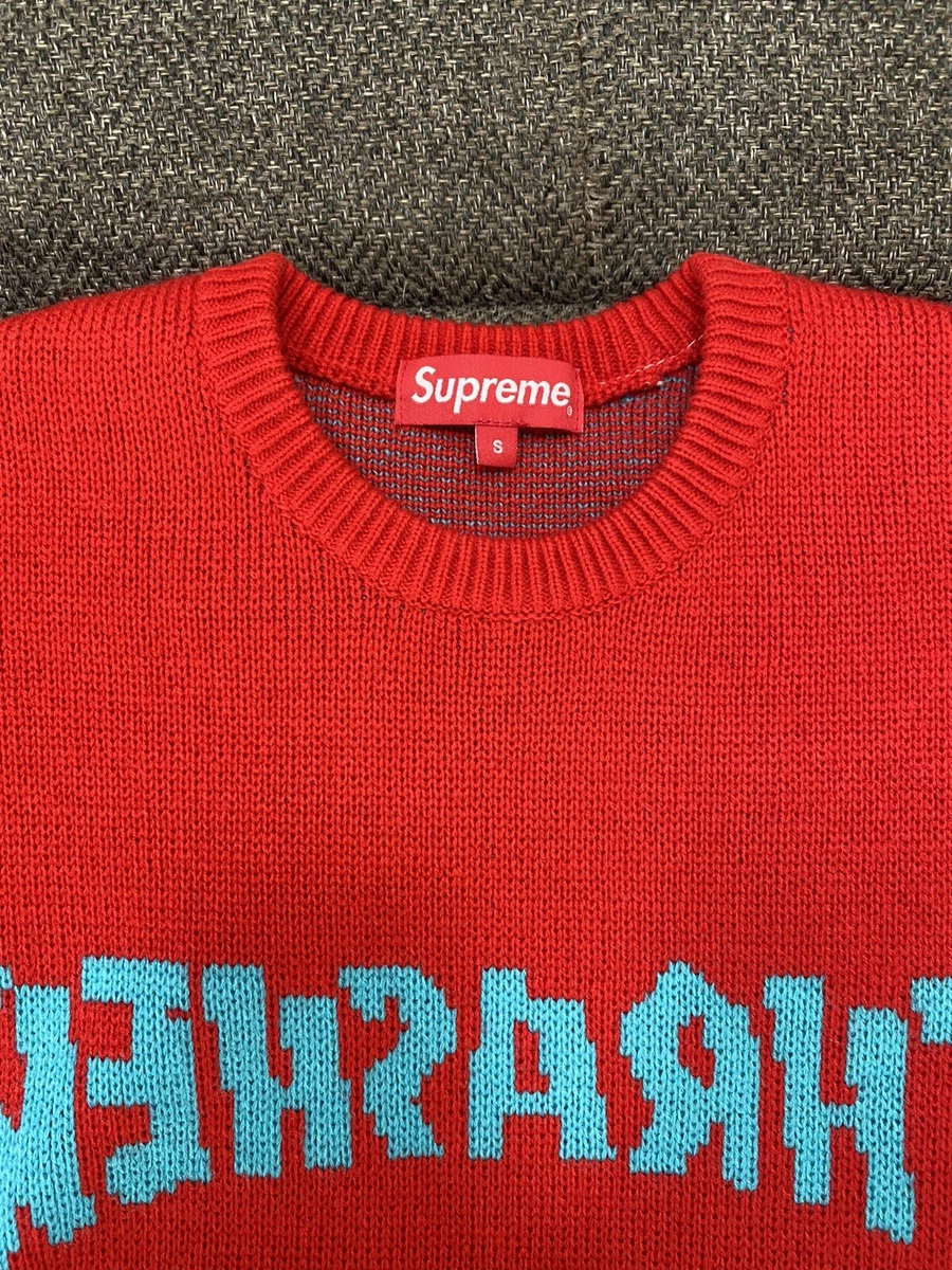 supreme Thrasher Logo Knit Sweater