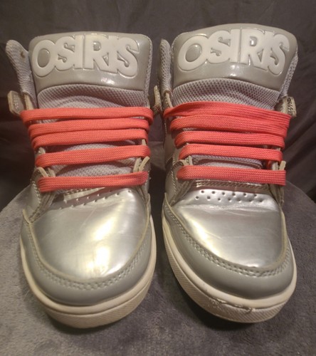 White Osiris Shoes with Pink Laces | eBay