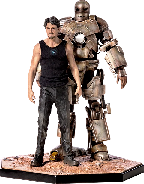 Statues avec iron man