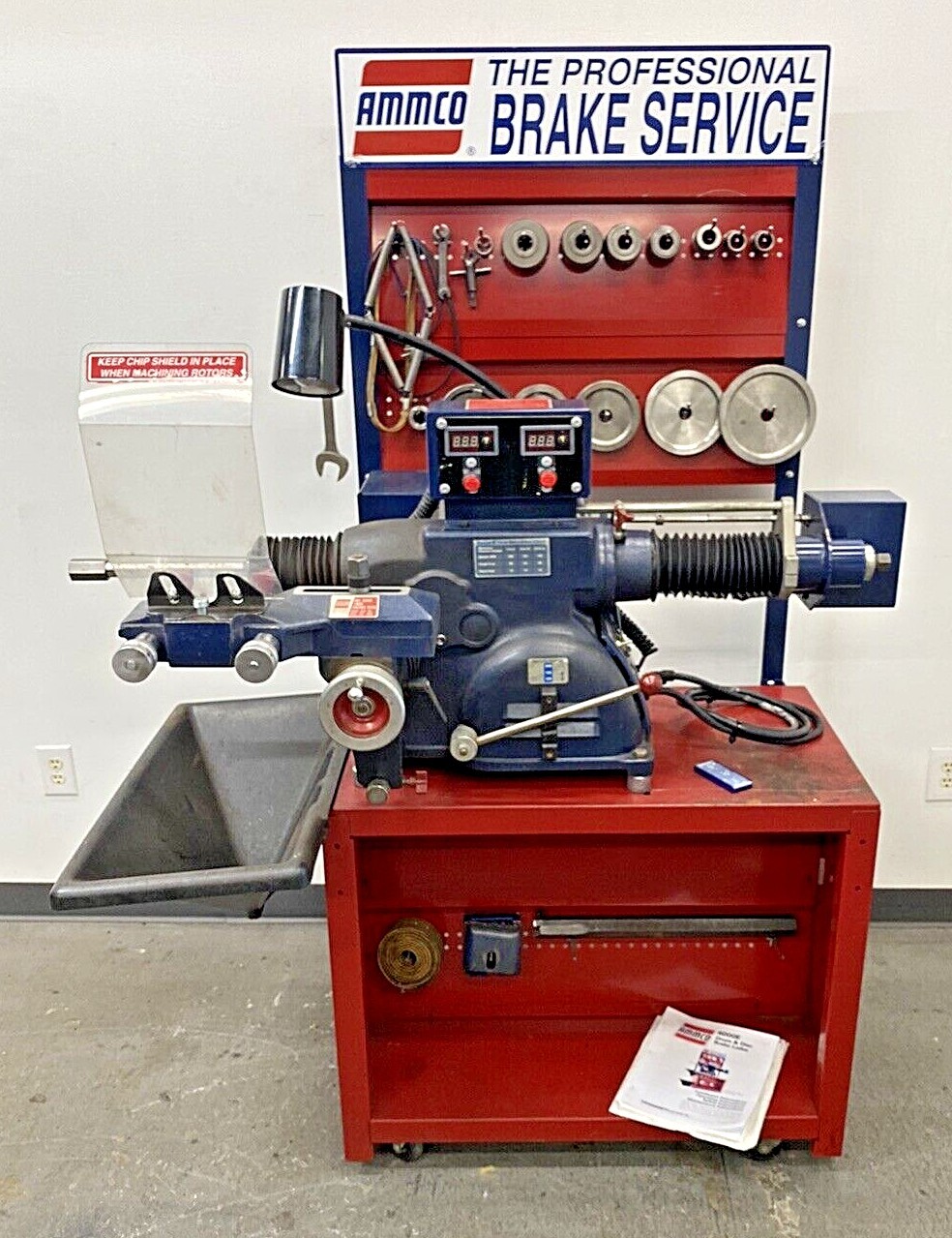 NICE Ammco 4000E Digital Disc & Drum Brake Lathe w/ Bench and 3Jaw