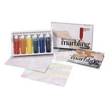 Edvantage Stunning Bokundo Dye Marbling Set 6x12mL Ages Five Years and Up