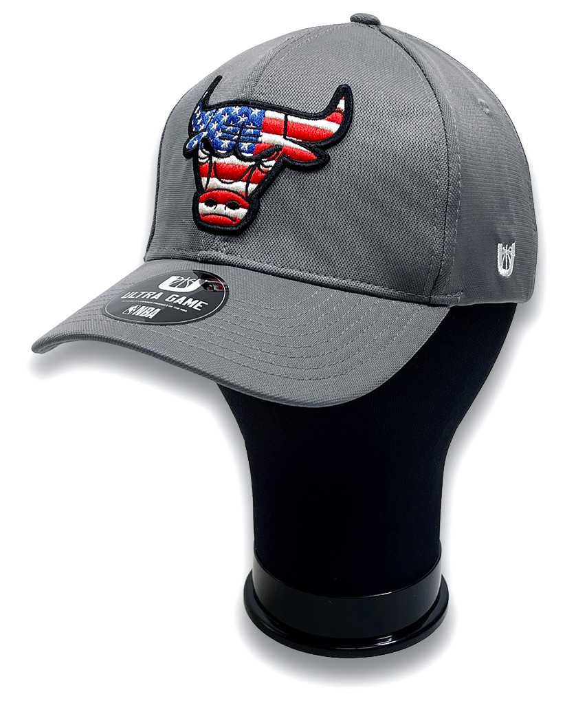 Бейсболка Ultra Game Chicago Bulls NBA - NWT Mens Flexfit One Size - 45413-CAP2 3190₽