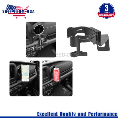 Multi-Function Drink Cup Phone Holder Bracket for Jeep Wrangler JL JLU Gladiator