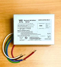 VOSSLOH SCHWABE 70W METAL HALIDE BALLAST M7012-27CK-5EU-J (188167)