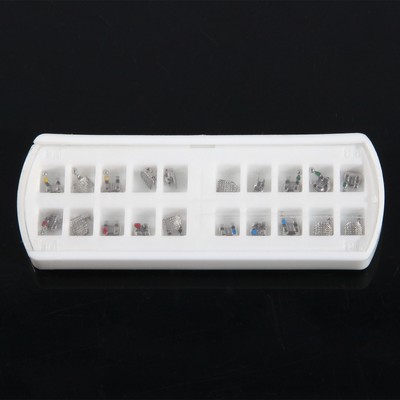 Kieferorthopädische Mini Brackets Roth mit Mesh-Basis & Haken 3-4-5 Dental