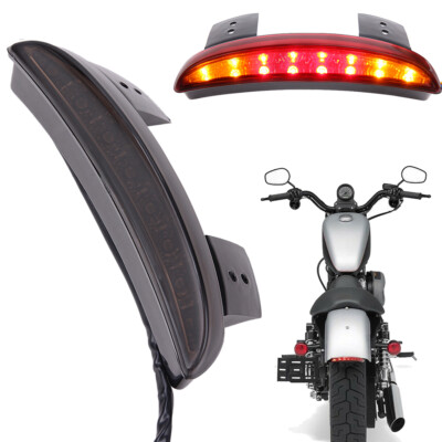 LED Fender Brake Turn Signal Tail Light For Harley 883 Dyna Wide