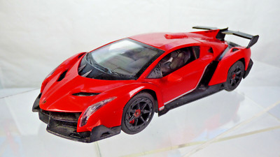 Lamborghini Veneno 1:24 seltenes rotes ferngesteuertes Spielzeugauto ohne Fernbedienung defekt