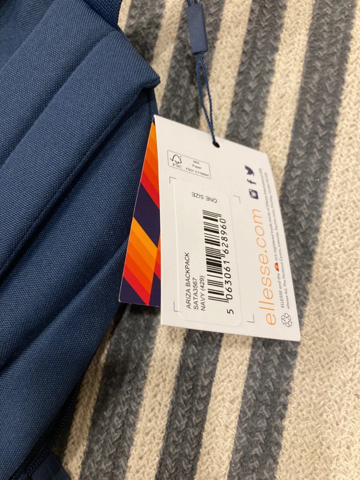 Mochila Ellesee Ariza azul nova com etiquetas - Imagem 3 de 4