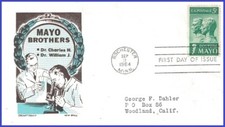 USA7 #1251 ADDR CACHET CRAFT FDC   Doctors Mayo