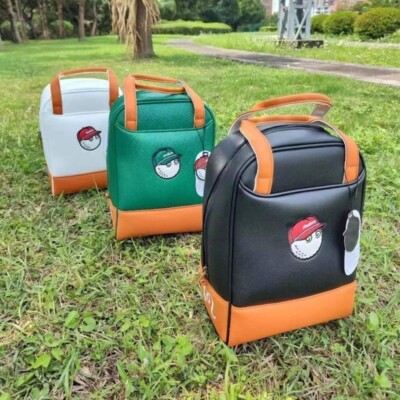 Malbon Golf Shoe Case Shoe Bag 3 Colors Black / White