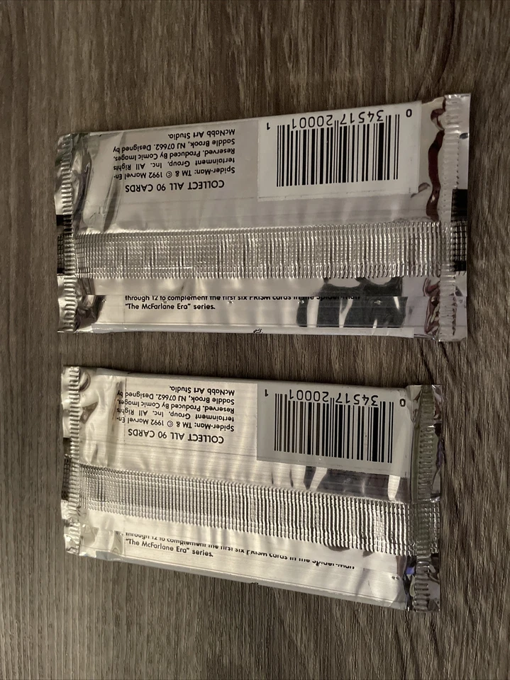 1992 Sealed Marvel Spider-Man II 30th Anniversary Trading Cards 2 X Pack - Photo 2/2