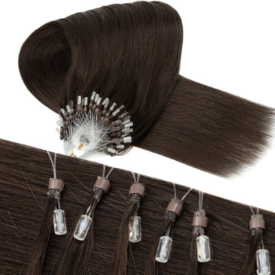 Micro Ring-Loop Indisches Hair Extensions 100% Remy Echthaar Haarverlängerung DE