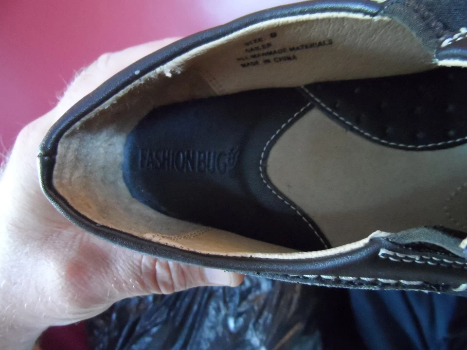 Brown slip on shoes size 8M from Fashion Bug - Image 4 of 4